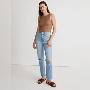 NWT Madewell Perfect Vintage Straight Jeans